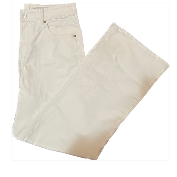 H&M straight leg white jeans - Picture 1 of 5